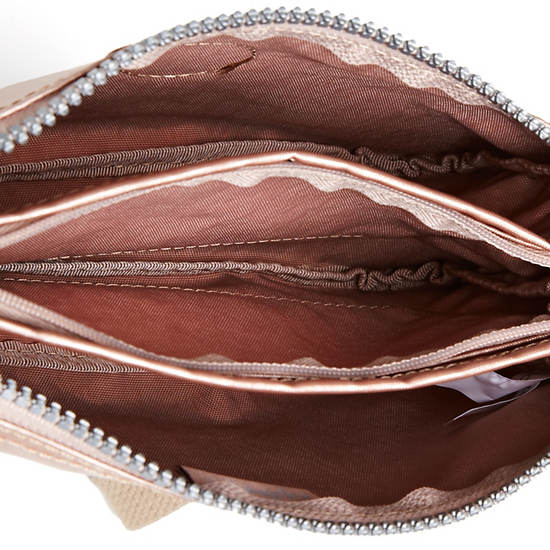 Creativity XL Metallic Pouch,Rose Gold,large