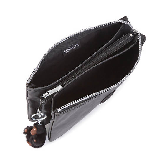 CREATIVITY XL COATED POUCH,Lacquer Black,large