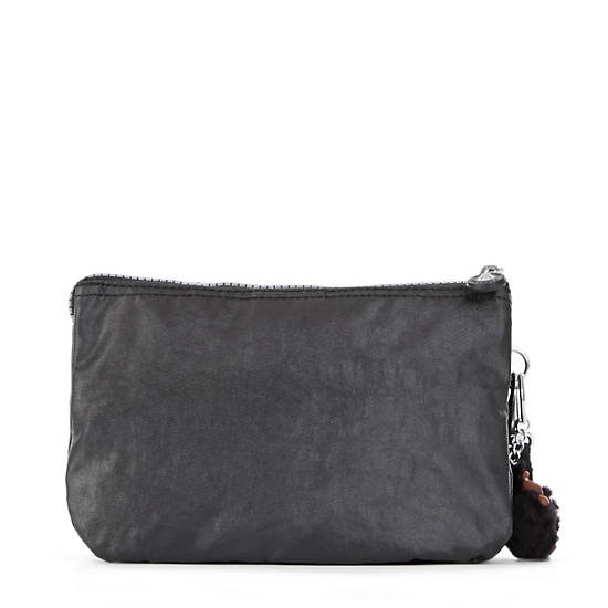 CREATIVITY XL COATED POUCH,Lacquer Black,large
