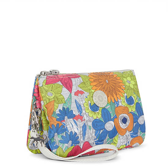 Creativity XL Printed Pouch,Floral Carnation,large