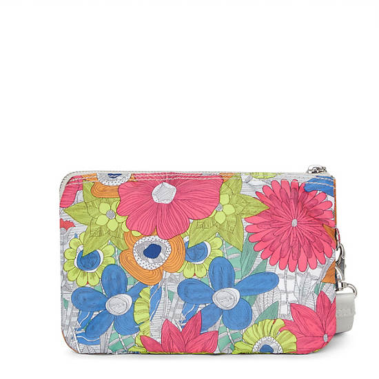 Creativity XL Printed Pouch,Floral Carnation,large