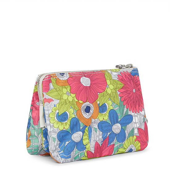 Creativity XL Printed Pouch,Floral Carnation,large