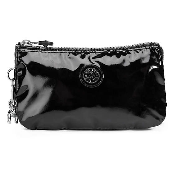 Creativity Large Pouch,Black Patent,large