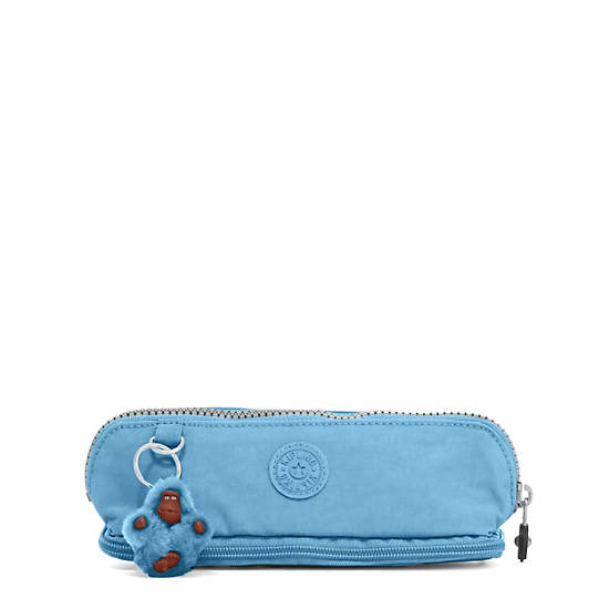 Kent Zip Pencil Pouch,Blue Grey,large