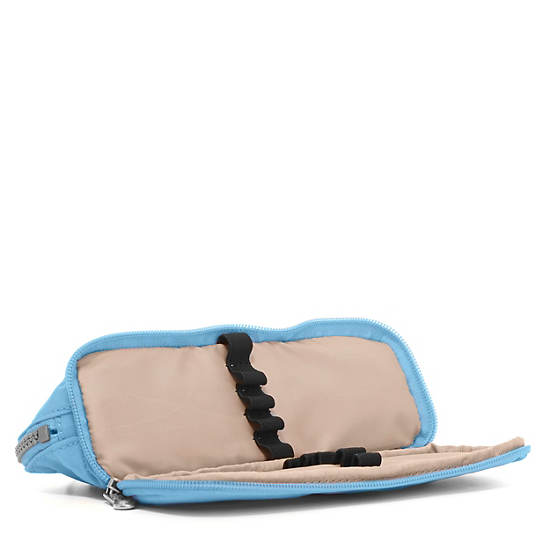 Kent Zip Pencil Pouch,Blue Grey,large