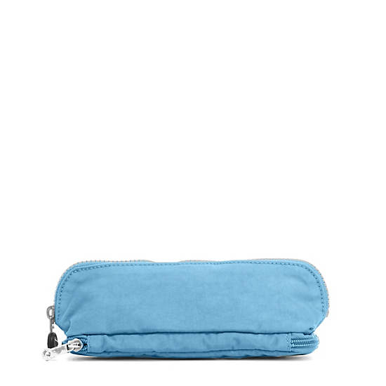 Kent Zip Pencil Pouch,Blue Grey,large