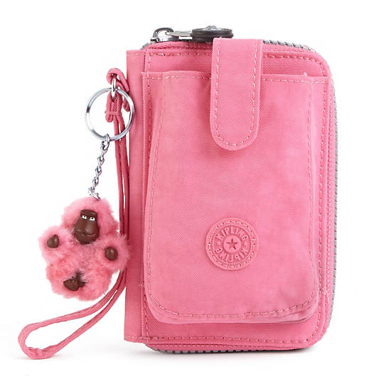 PATTIE WALLET WRISTLET,Dots Spring Pink Combo,large