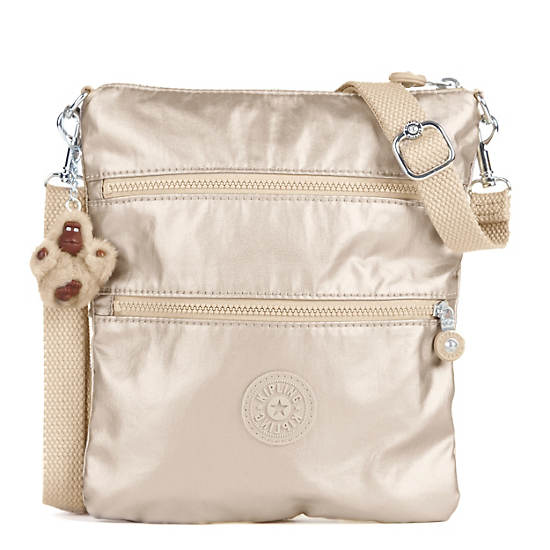 Rizzi Metallic Convertible Mini Bag,Sparkly Gold,large