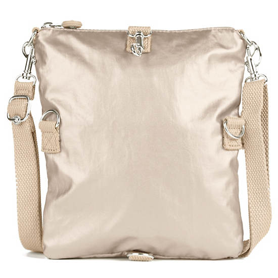 Rizzi Metallic Convertible Mini Bag,Sparkly Gold,large