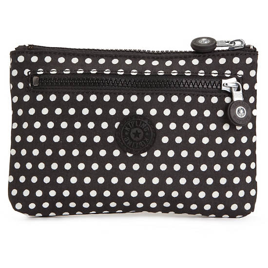Kuji Print Pouch,White Dot,large
