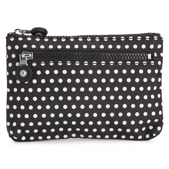 Kuji Print Pouch,White Dot,large