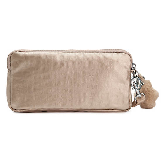 Bernard Wristlet,Toasty Gold,large