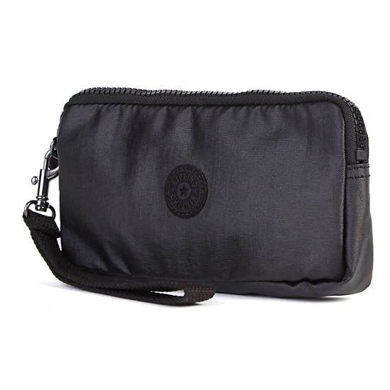 Bernard Wristlet,Lacquer Black,large