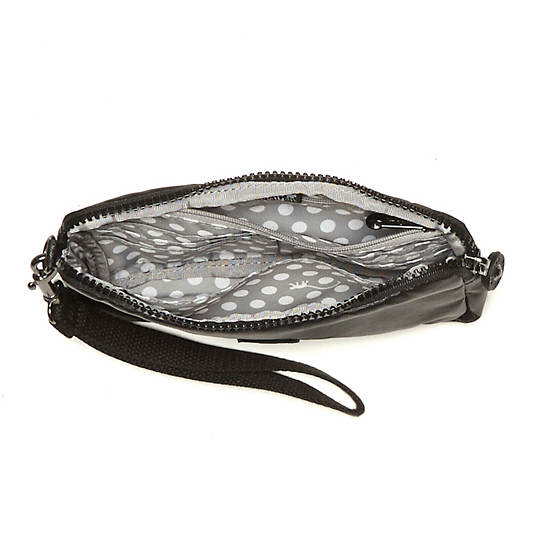 Bernard Wristlet,Lacquer Black,large
