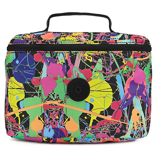 MARIZE PRINTED COSMETIC CASE,Art Party,large