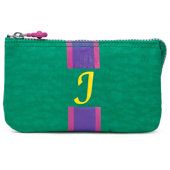 Creativity Large Pouch With Initial,Cactus Multi,large