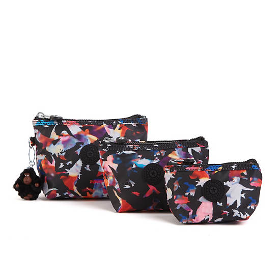 Chrissa Printed Pouch 3-Pack,Fall Flight,large