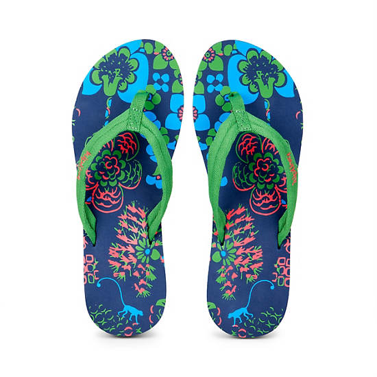 Kipling Flip Flops (Small),Cool Blue,large