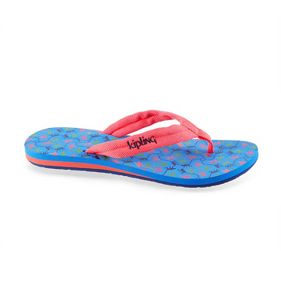 Kipling Flip Flops (Small),Monkeymania Sky,large