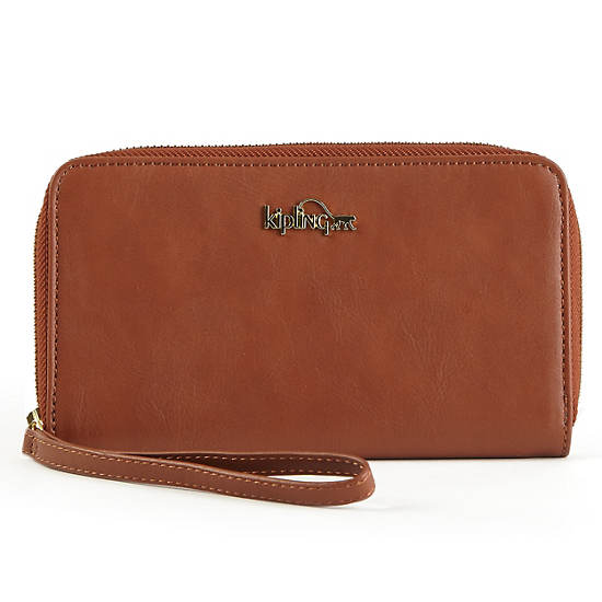 Always On MORRIE Wristlet Wallet,Pumpkin Spice,large