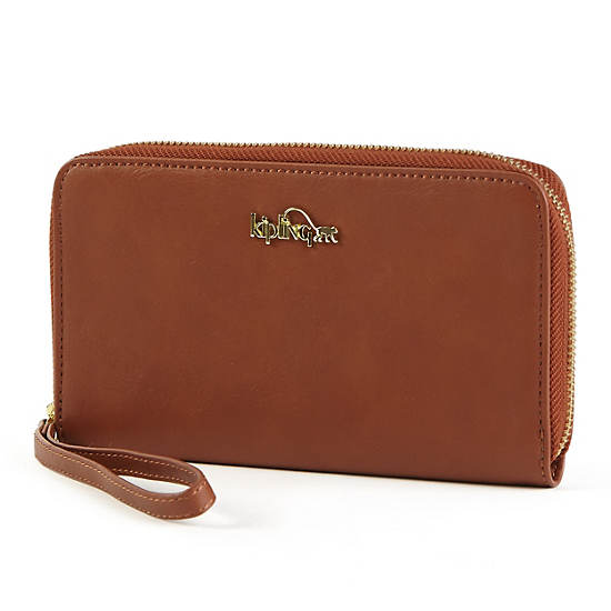 Always On MORRIE Wristlet Wallet,Pumpkin Spice,large