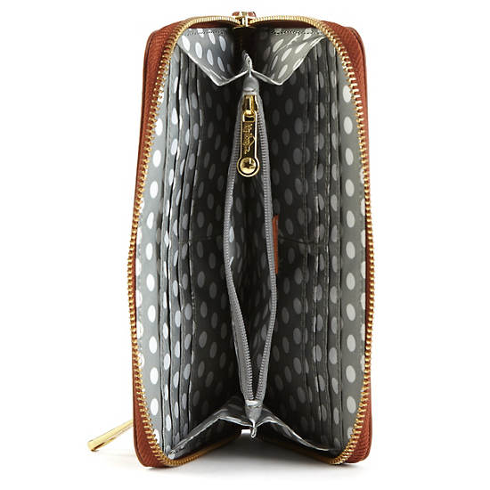 Always On MORRIE Wristlet Wallet,Pumpkin Spice,large