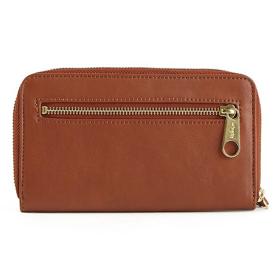 Always On MORRIE Wristlet Wallet,Pumpkin Spice,large
