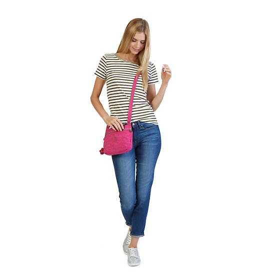 Emmylou Printed Crossbody Bag,Little Flower,large