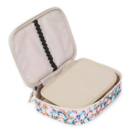 100 Pens Printed Case,Meadow Flower Pink,large