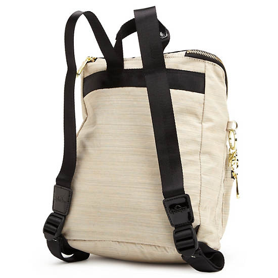 SHACKI PATENT BACKPACK,Black Patent/Linen Combo,large