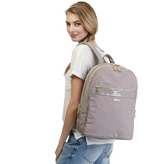 Deeda Large Laptop Backpack,Black Patent Combo,large