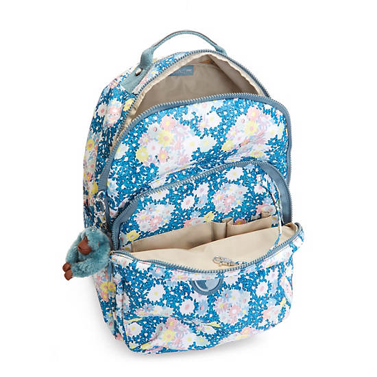 Seoul Large Printed Laptop Backpack,Make Happy,large