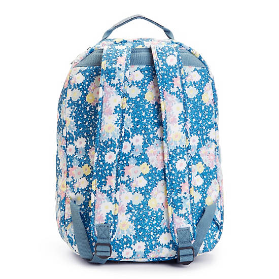 Seoul Large Printed Laptop Backpack,Make Happy,large