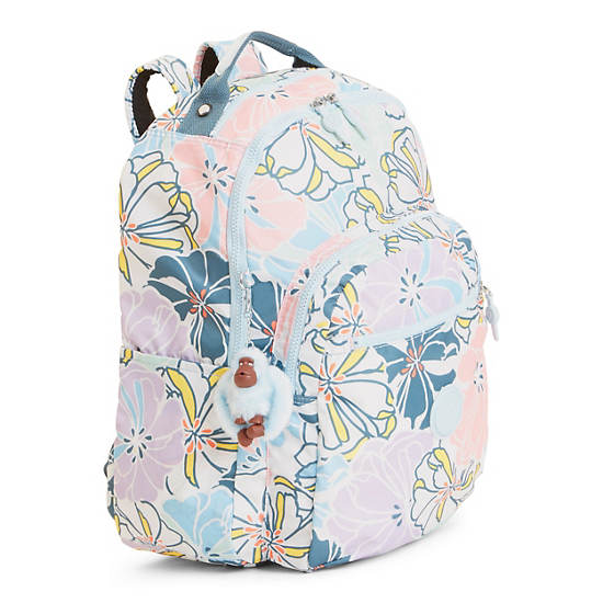 Seoul Large Printed Laptop Backpack,Hello Spring,large