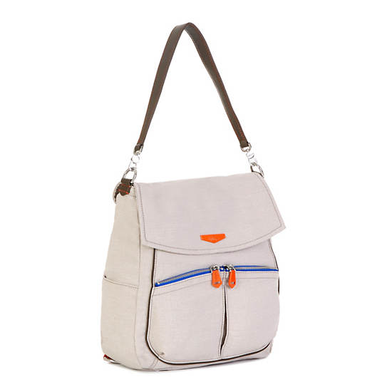 Kaeon Crusader Convertible Backpack Tote,Beige,large