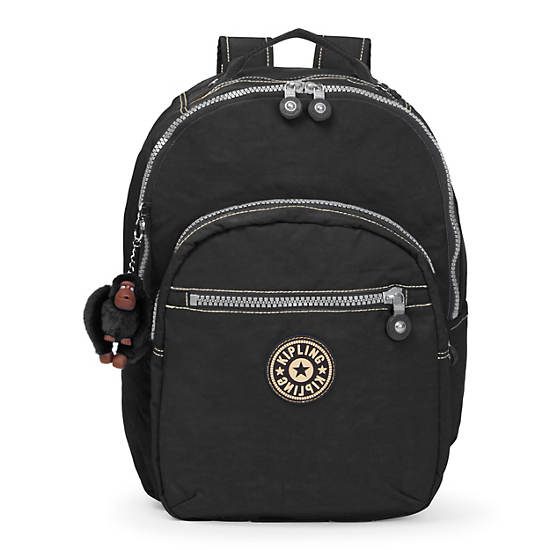 Seoul Large Vintage Laptop Backpack,Black,large