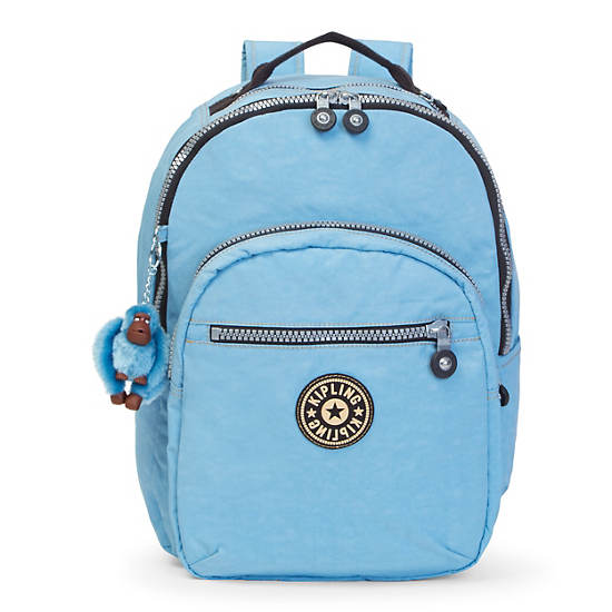 Seoul Large Vintage Laptop Backpack,Blue Grey,large