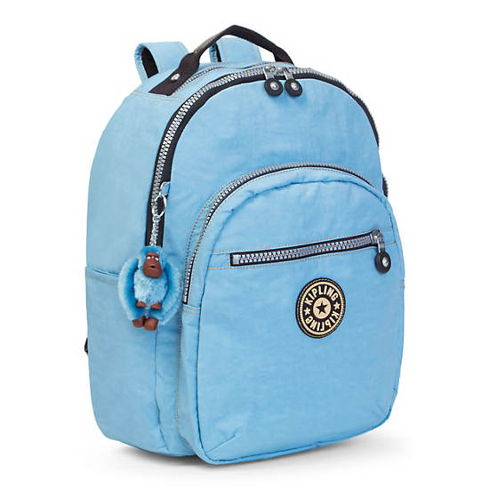 Seoul Large Vintage Laptop Backpack,Blue Grey,large
