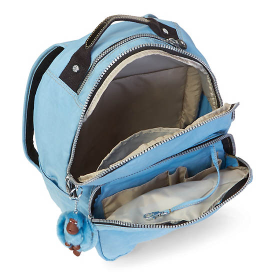 Seoul Large Vintage Laptop Backpack,Blue Grey,large