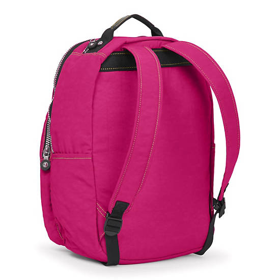Seoul Large Vintage Laptop Backpack,Very Berry,large