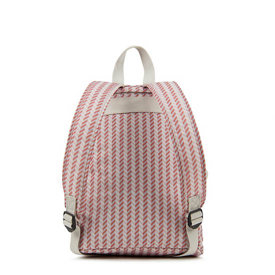 Dawson Small Printed Backpack,Zest Pink,large