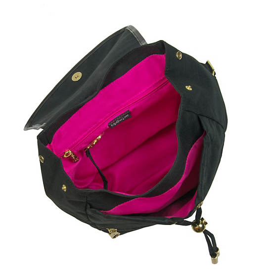 Claudette Small Backpack,Black Crosshatch,large