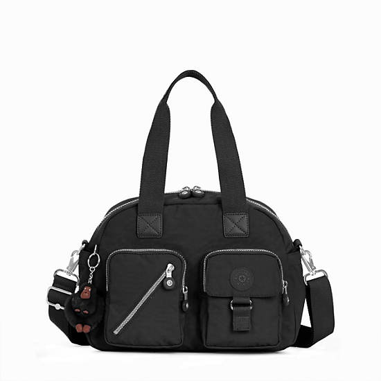 Defea Handbag,Black,large