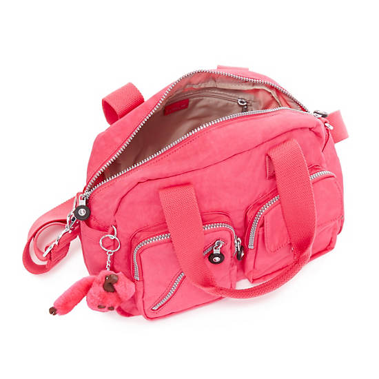 Defea Handbag,Vibrant Pink,large