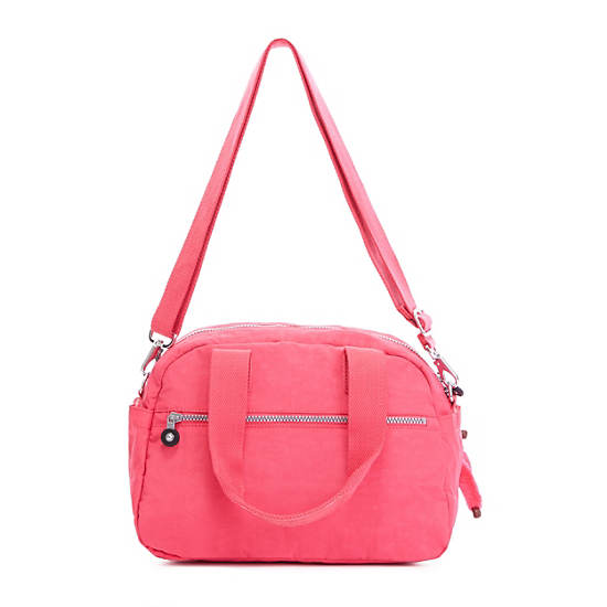 Defea Handbag,Vibrant Pink,large