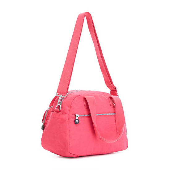 Defea Handbag,Vibrant Pink,large