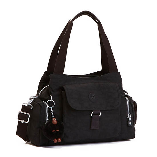 Felix Large Handbag,Black,large