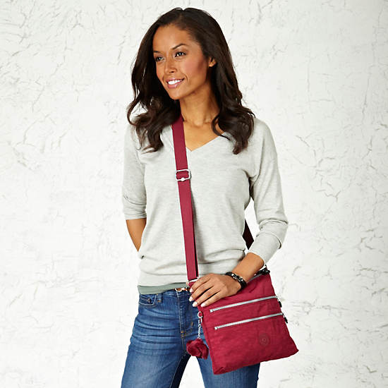 Alvar Crossbody Bag,Silver Beige,large