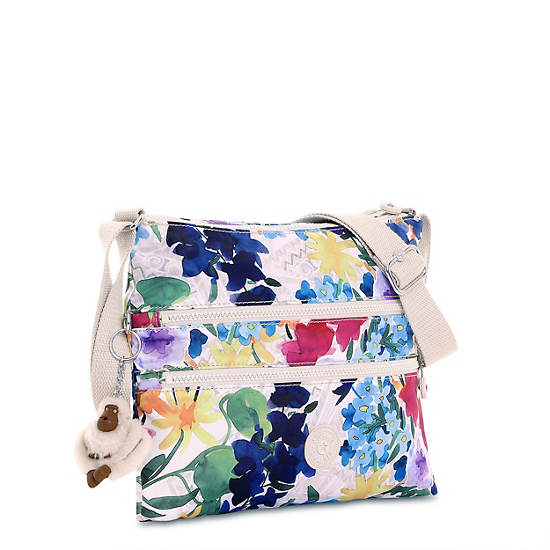 Alvar Printed Crossbody Bag,Flower Power,large