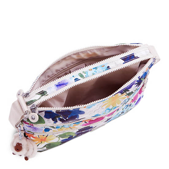 Alvar Printed Crossbody Bag,Flower Power,large